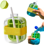 Water Bottle with an Ice Cube