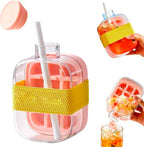 Water Bottle with an Ice Cube